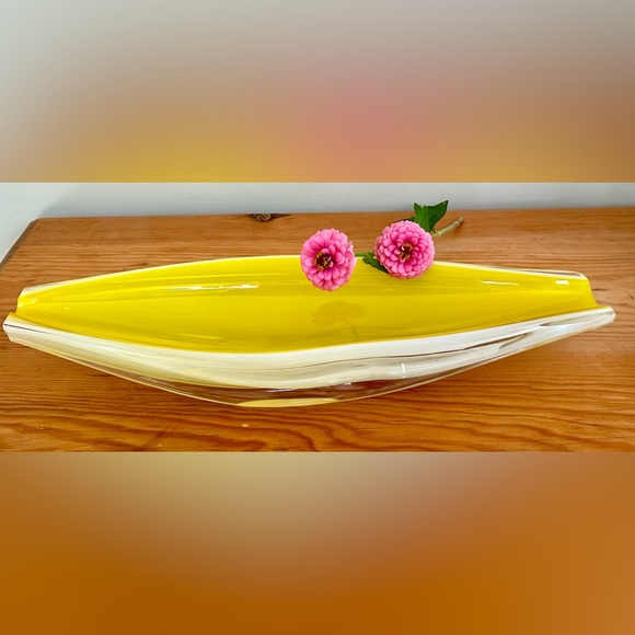 MCM Murano art glass tray
